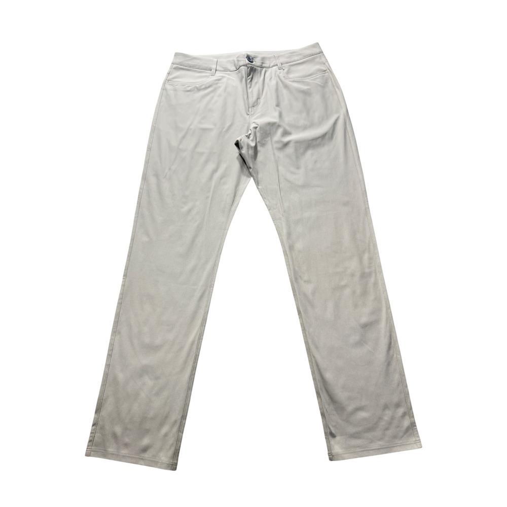 Vuori Meta Pant V4009 Mens 32 Khaki Stone Technical Stretch Chino SKU109